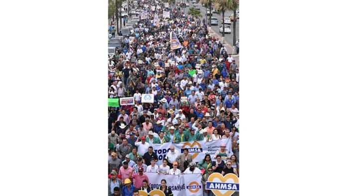 Agradece la 147 apoyo a marcha