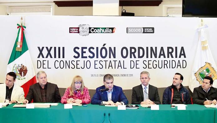 Ratifica Coahuila coordinación en Seguridad Pública