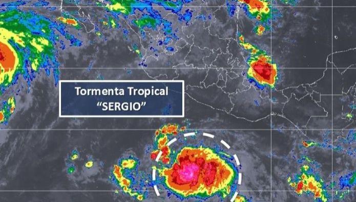 Se forma tormenta tropical Sergio, la nueva amenaza del Pacífico