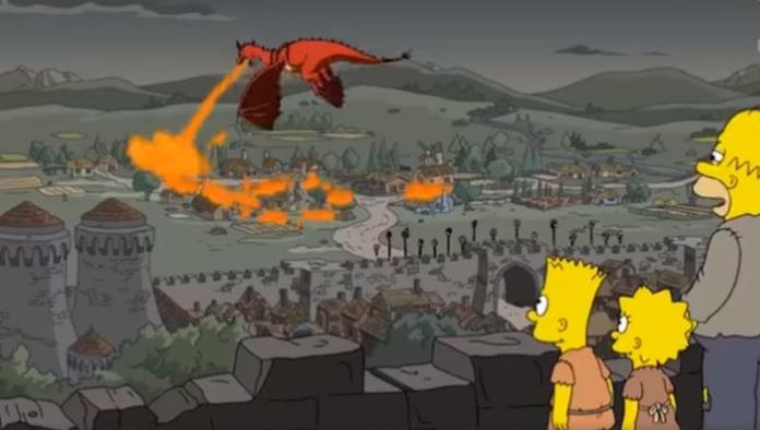 Los Simpsons predijeron episodio 5 de Game Of Thrones en 2017