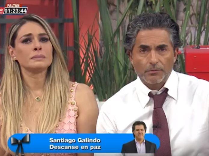 Galilea rompe en llanto ante la muerte de productor de Televisa