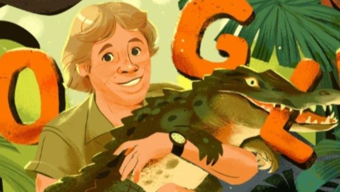 Google conmemora a Steve Irwin, el cazador de cocodrilos