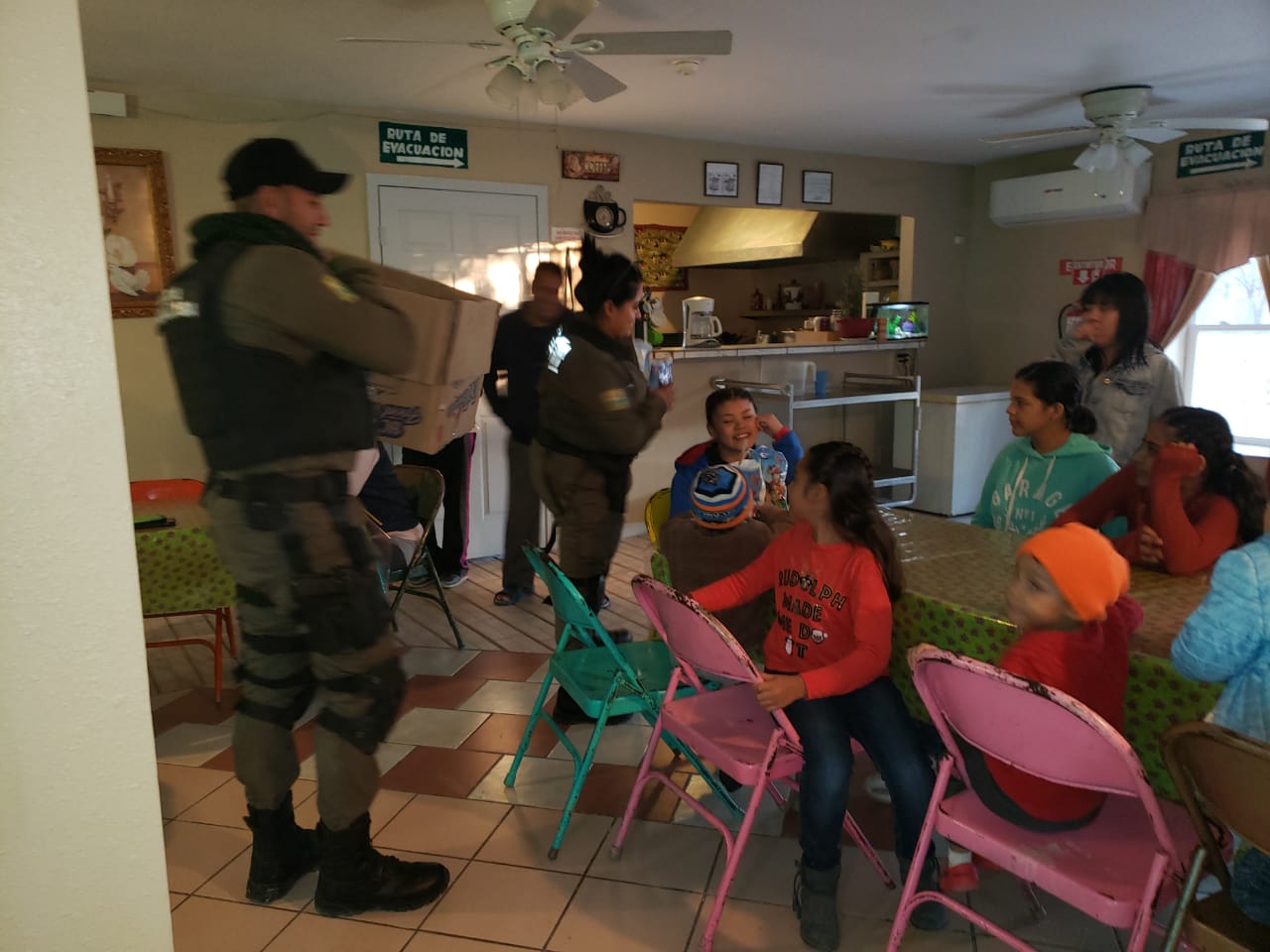 Convive Seguridad Pública del Estado con ñiños de Casa Hogar