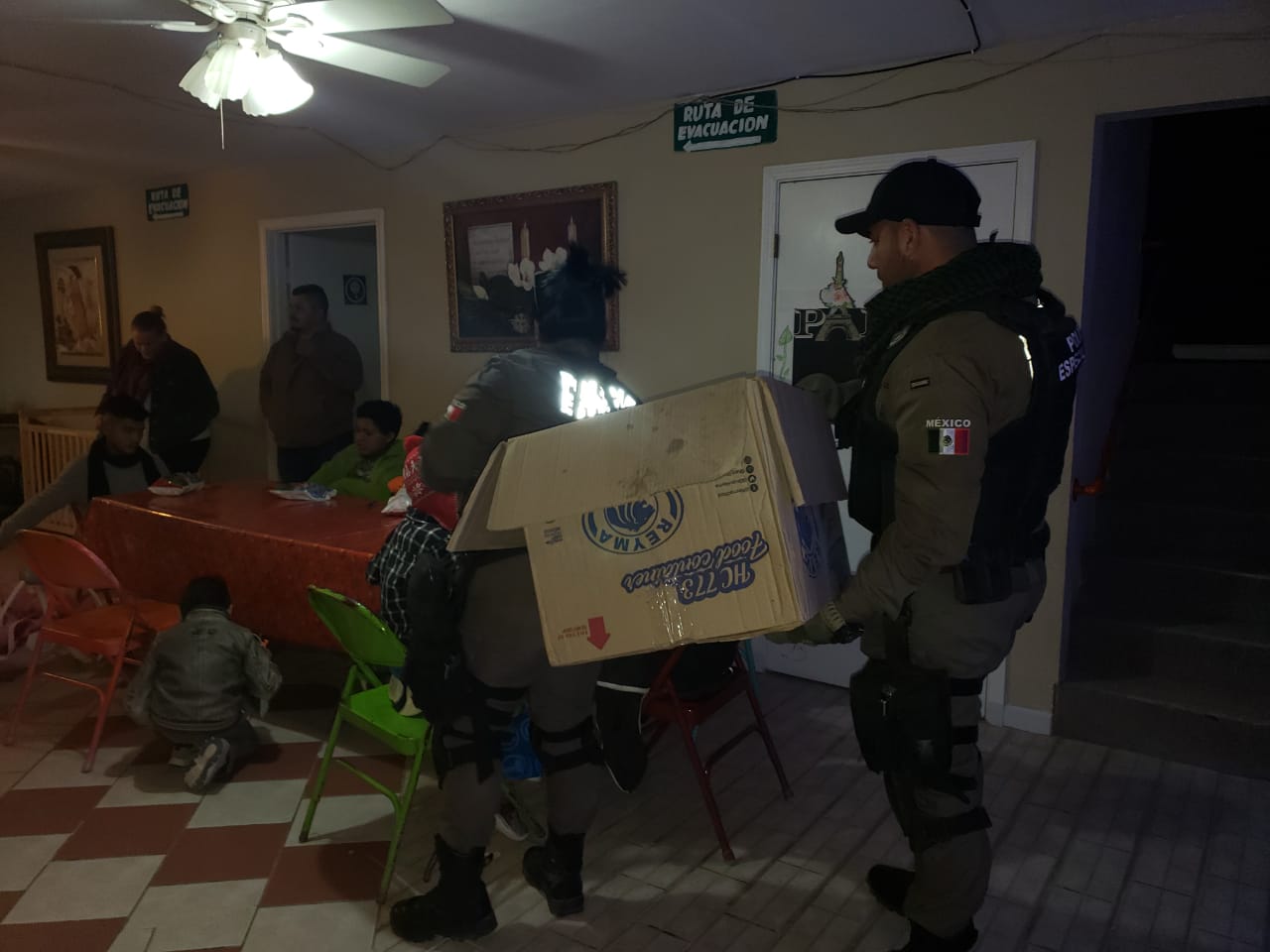 Convive Seguridad Pública del Estado con ñiños de Casa Hogar