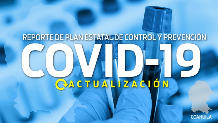Se registran 369 nuevos casos de COVID - 19, incluidas 26 defunciones en Coahuila