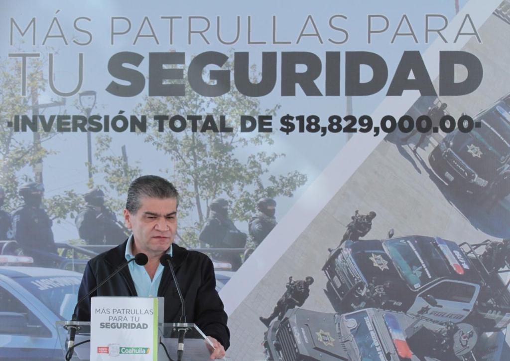 COAHUILA FORTALECE SEGURIDAD CON LA ENTREGA DE PATRULLAS, CON 18 MDP: MARS