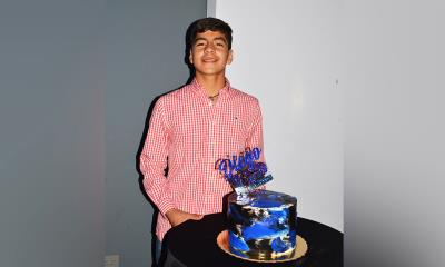 Diego Flores festeja 12 años