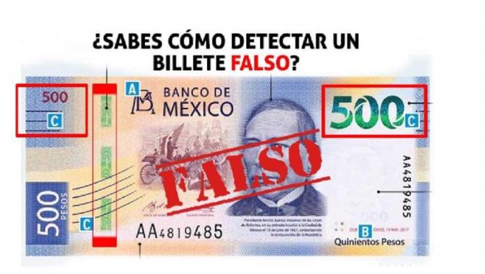 Circulan billetes falsos