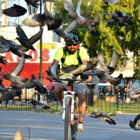 Ciclista Armando “Piojo” López