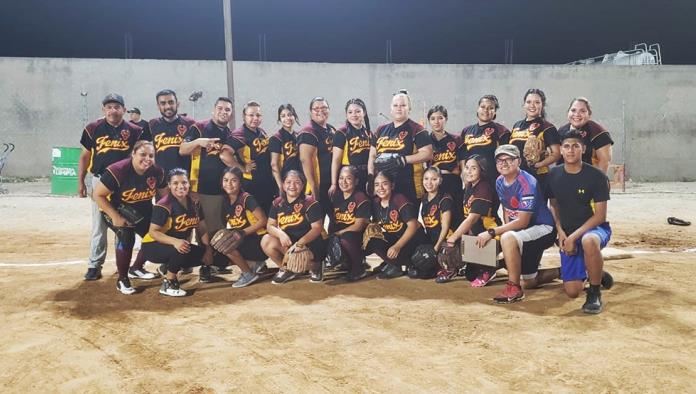 Programa de juegos en la Nocturna de Softbol Femenil y Varonil