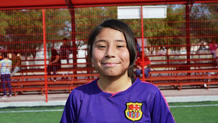 Damaris, futbolista destacada