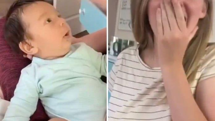 Bebé de tres meses dice ‘te amo’ a sus padres y se vuelve viral