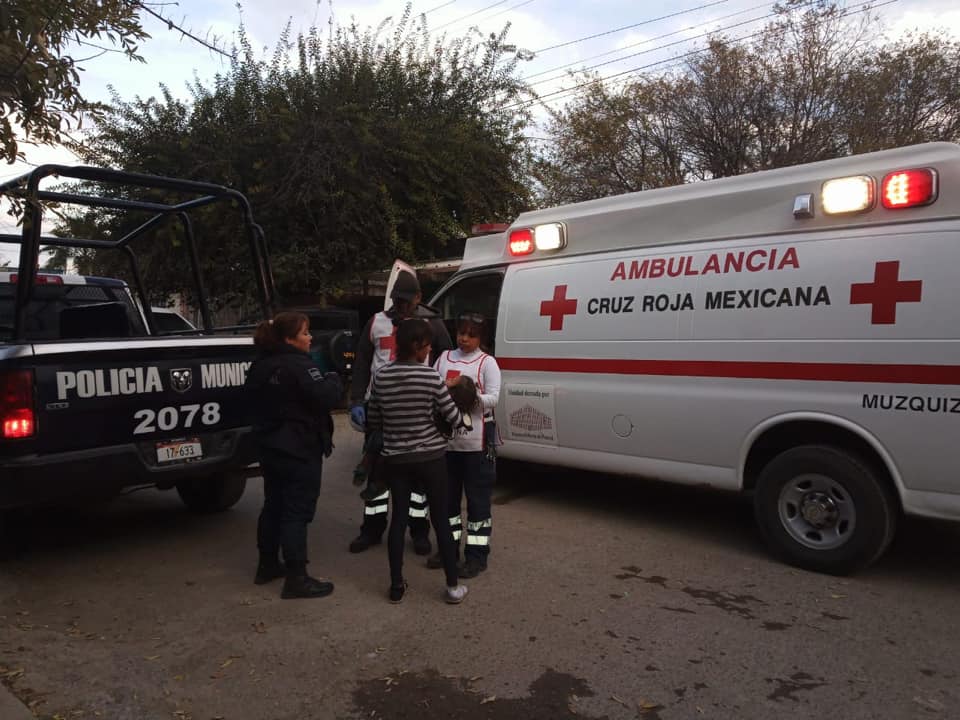 Individuo golpea a menor de 3 años