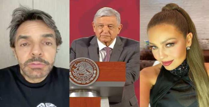 ¿Thalía, Eugenio Derbez y “Chicharito”? Oposición “utiliza” a famosos para atacarnos: AMLO