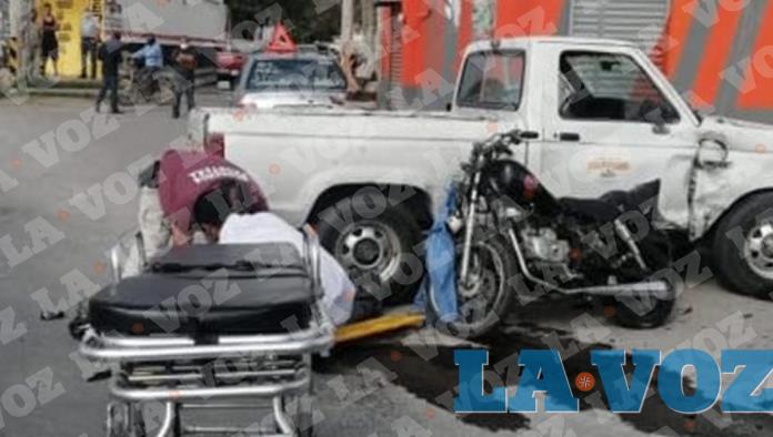 Podría motociclista perder ojo