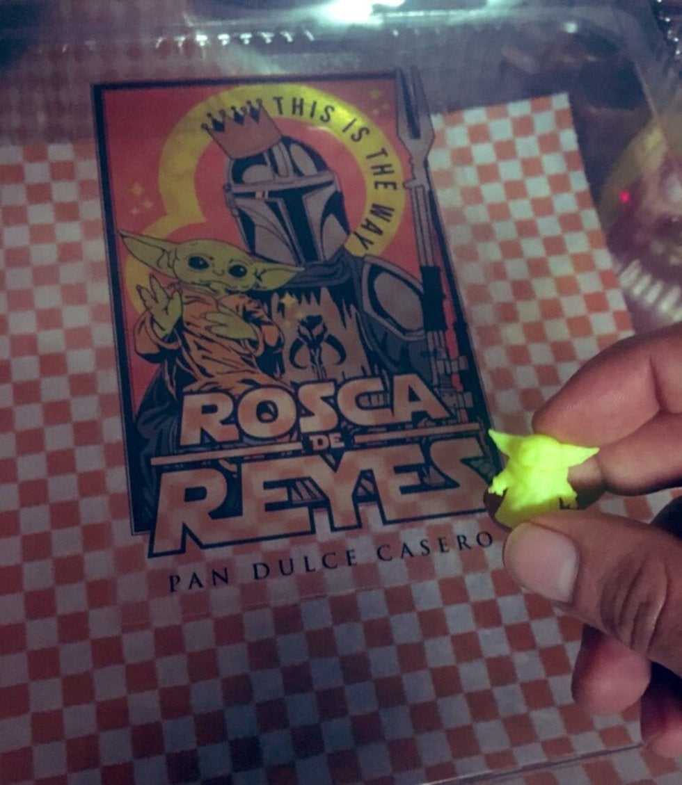 El Niño Dios ya no tiene ‘la fuerza´en la rosca de Reyes… ahora es de Baby Yoda