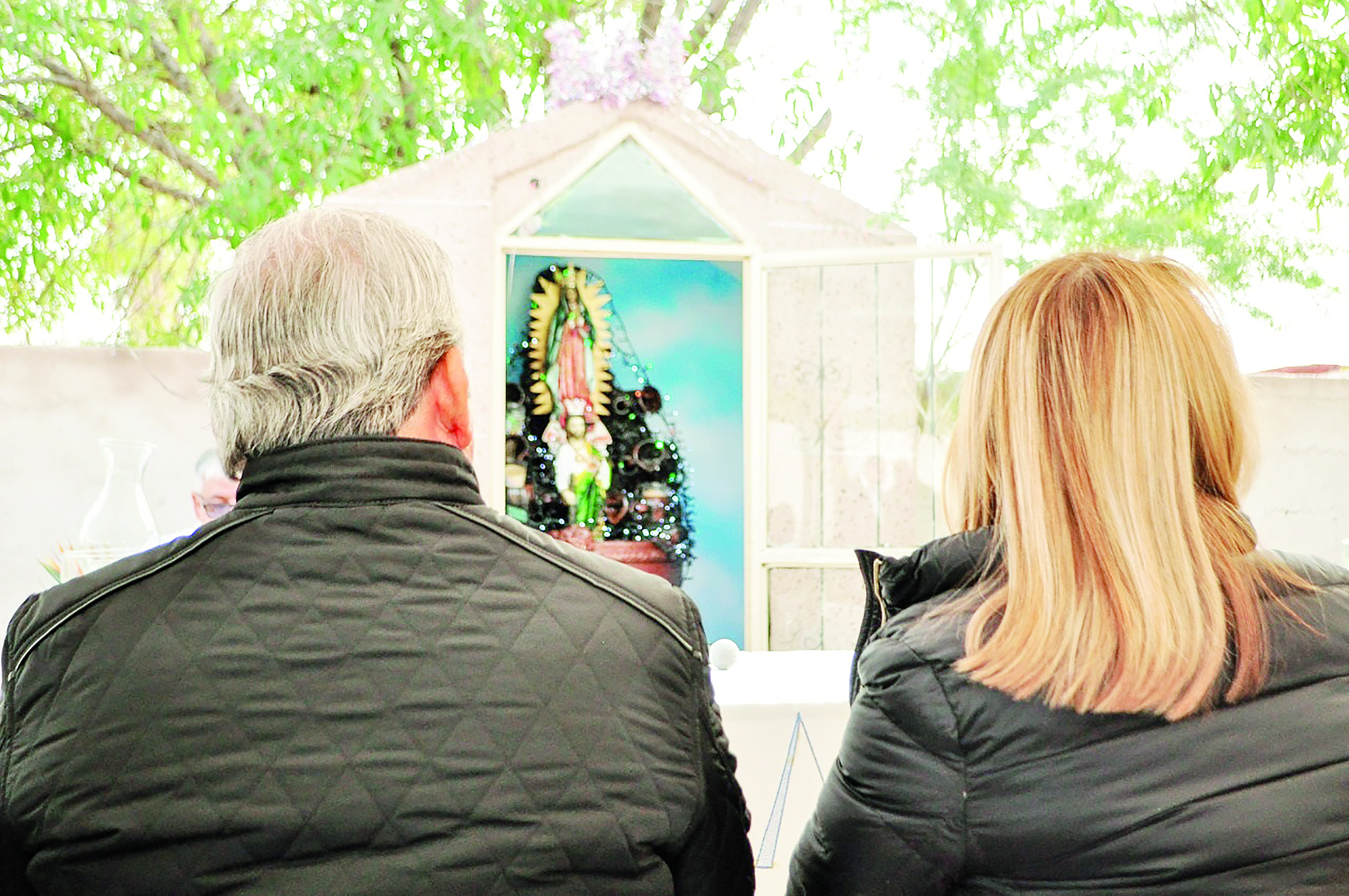 Honran a la Virgen de Guadalupe