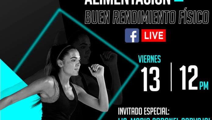 Invitan a charla de nutrición deportiva