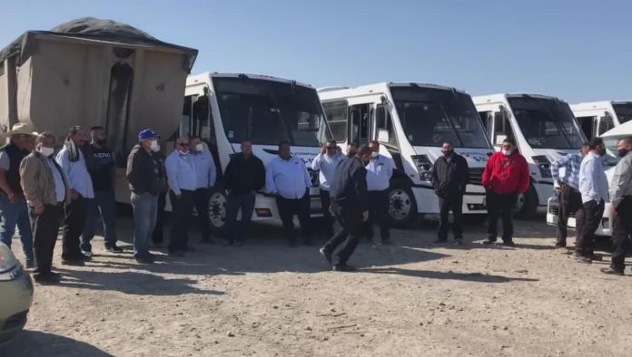 Protesta de  transportistas