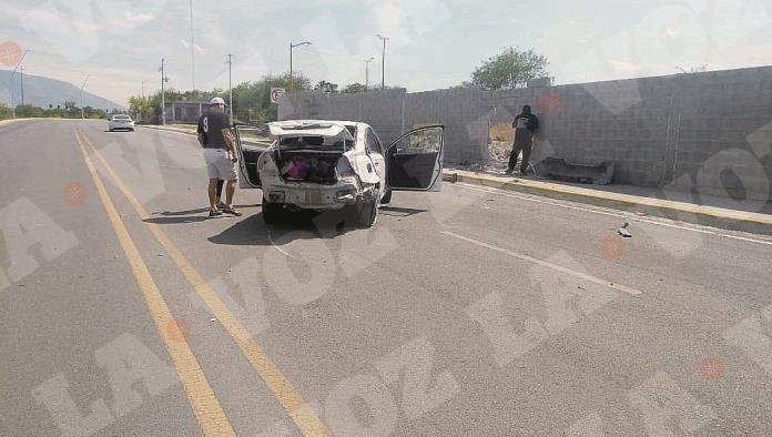 Hace agujeros en barda de block