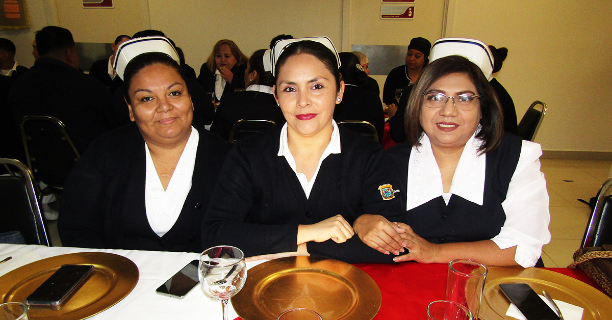 Desayuno digno de hermosas enfermeras