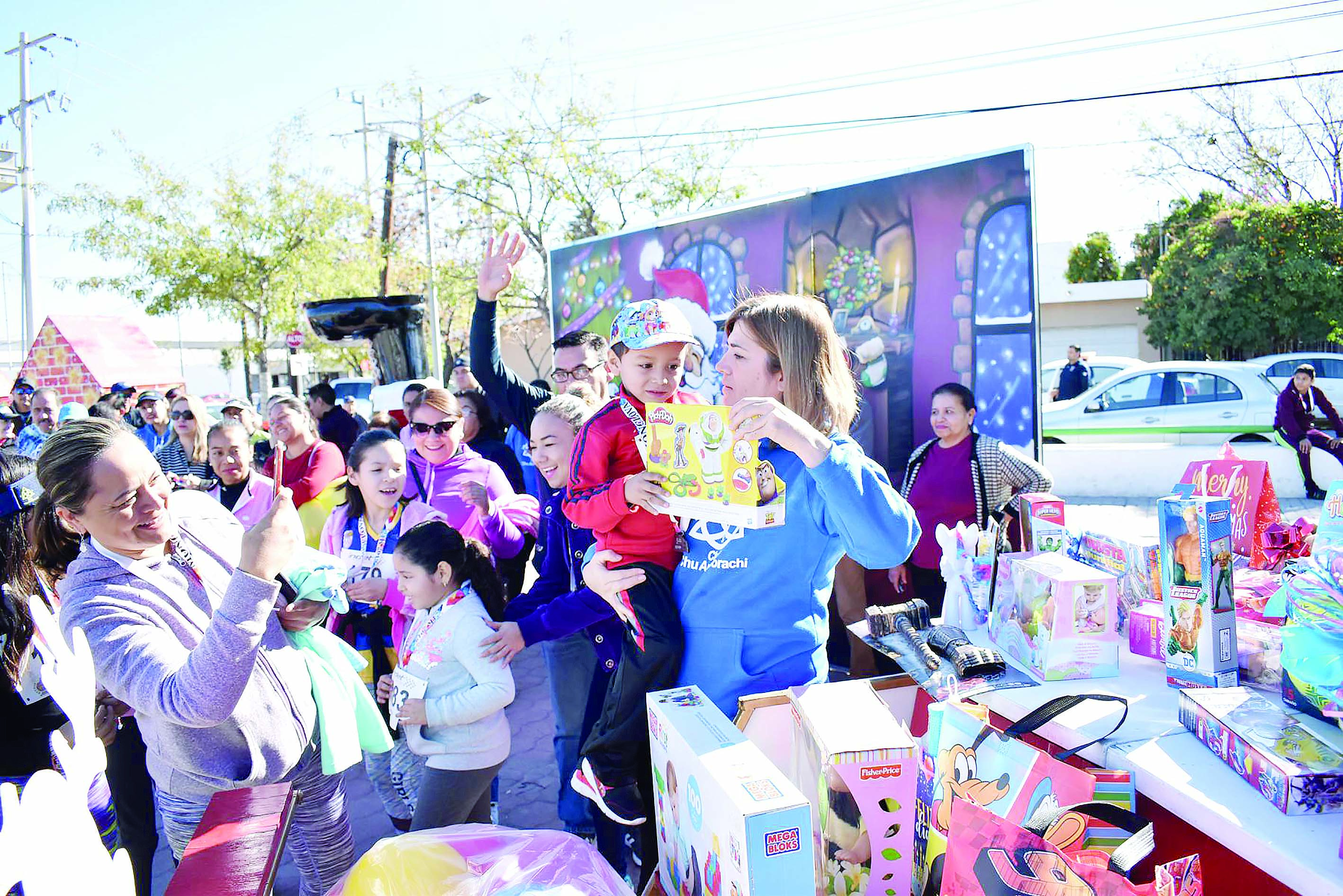 Corriendo llegan los Reyes Magos