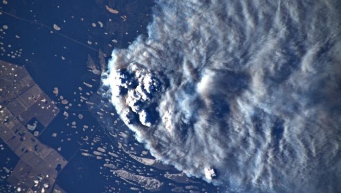 Luca Parmitano, un astronauta italiano en la EEI muestra la magnitud tan aterradora de los incendios en Australia