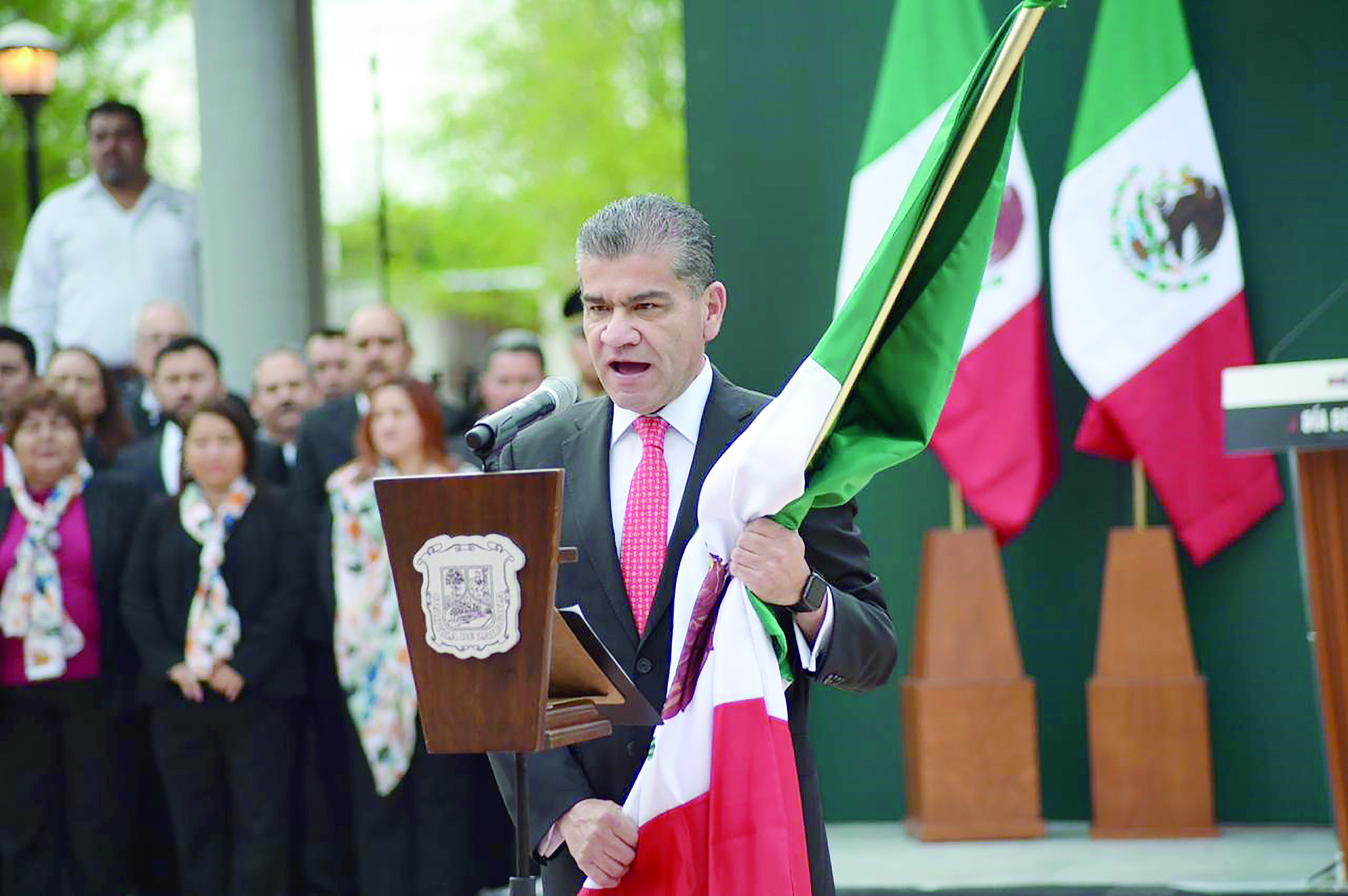 Conmemora Coahuila  199 años de la Bandera