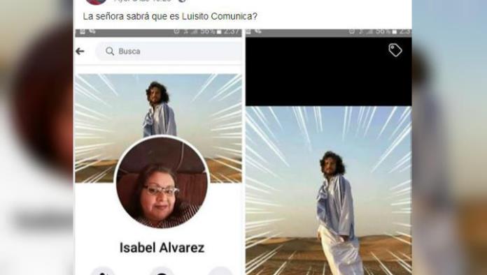 Mujer confunde foto de Luisito Comunica con una imagen religiosa