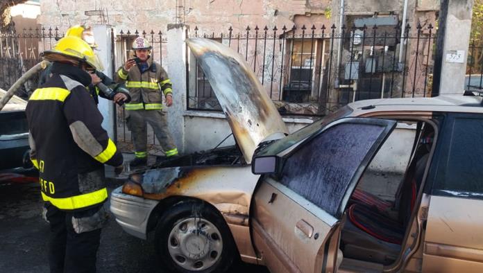 Alarma por incendio de vehículo