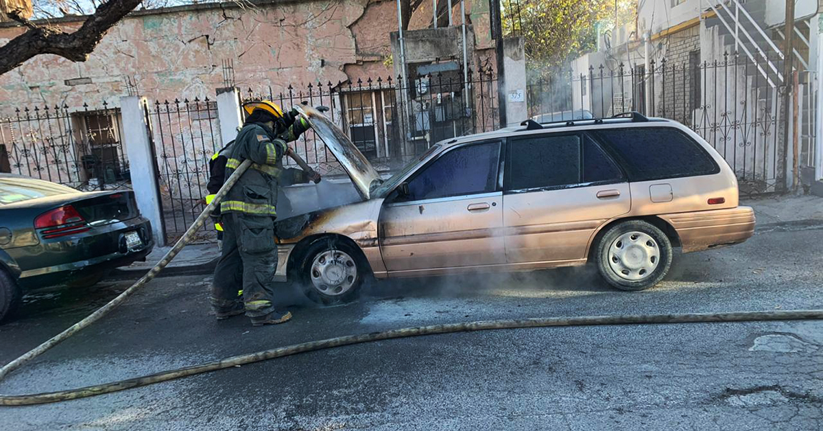 Alarma por incendio de vehículo