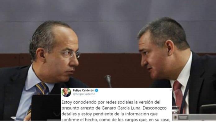 Desconozco detalles de captura de García Luna