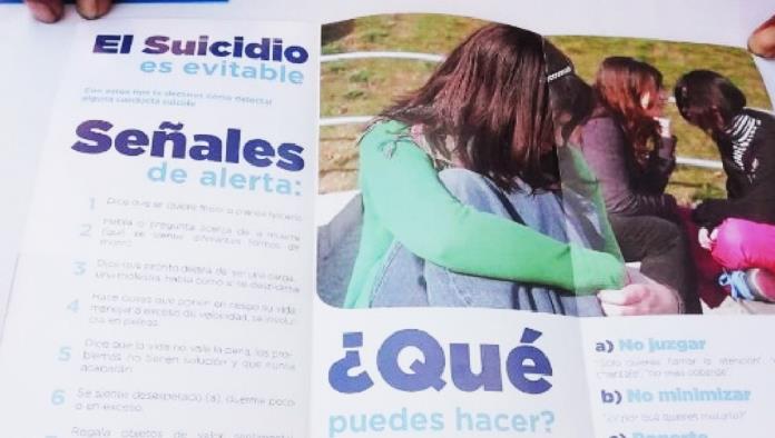 Aplicarán test para prevenir suicidios