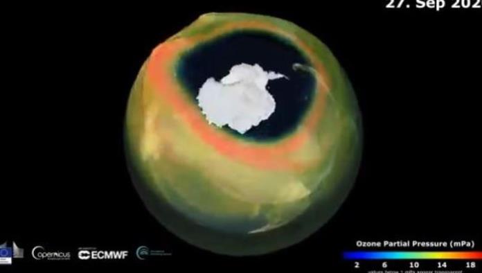 Hoyo en la capa de ozono sobre Antártida, el más grande y profundo de los últimos 15 años