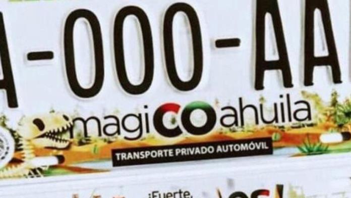 Tendrán vigencia de 4 años las placas de Coahuila