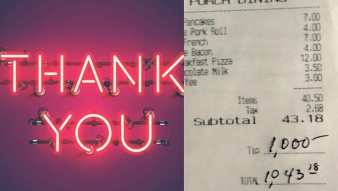 Cliente deja 22 mil pesos de propina a restaurante y los empleados NO pudieron contener el llanto