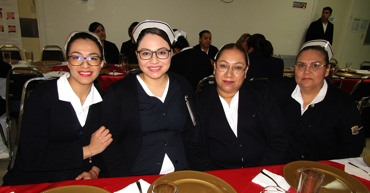 Desayuno digno de hermosas enfermeras