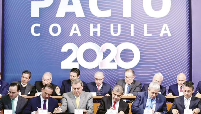 Firman Pacto Coahuila 2020