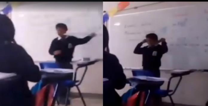 Maestro de Puebla “cierra la boca” con cinta a estudiantes por pronunciar mal el inglés (VIDEO)