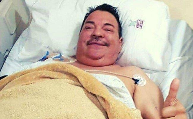 Julio Preciado reaparece desde el hospital después del trasplante de riñón