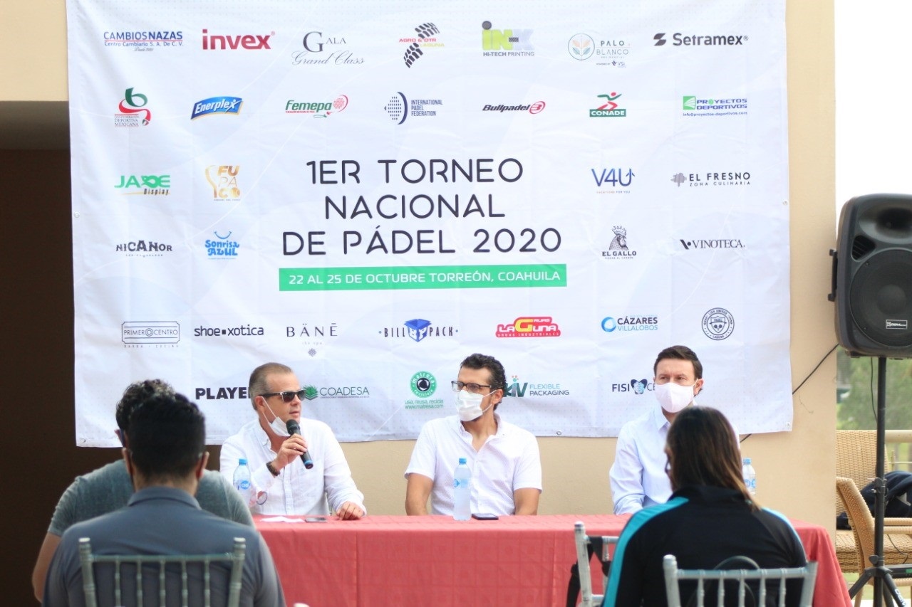 Presentan en Torreón torneo Pádel