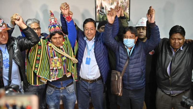 Candidato de Evo Morales gana elecciones presidenciales de Bolivia