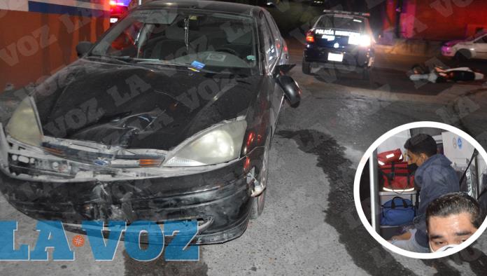 Choca de frente a motociclista