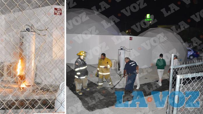 Moviliza fuego en  Hospital Móvil 2