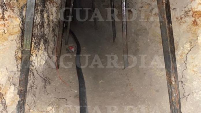 Hallan sofisticado túnel huachicolero y toma clandestina en el centro de Ramos Arizpe