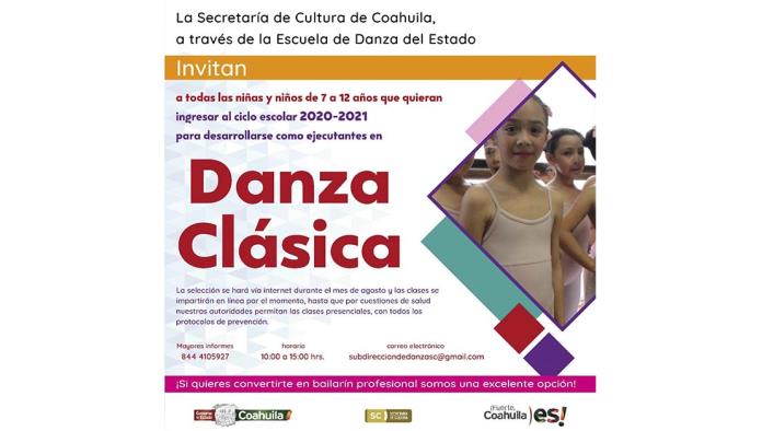 Invitan a escuela de danza