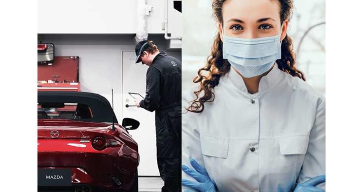 Ofrece Mazda cambio de  aceite gratis a médicos