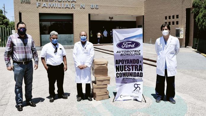 Entregan donativo a instituciones de salud