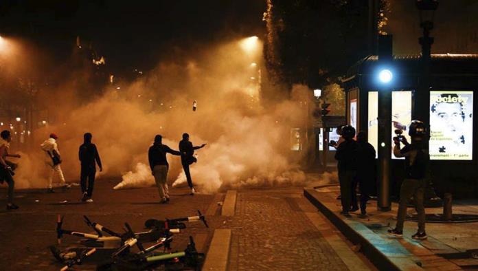 Detienen en París a más de 140 personas que causaron disturbios tras final de la Champions