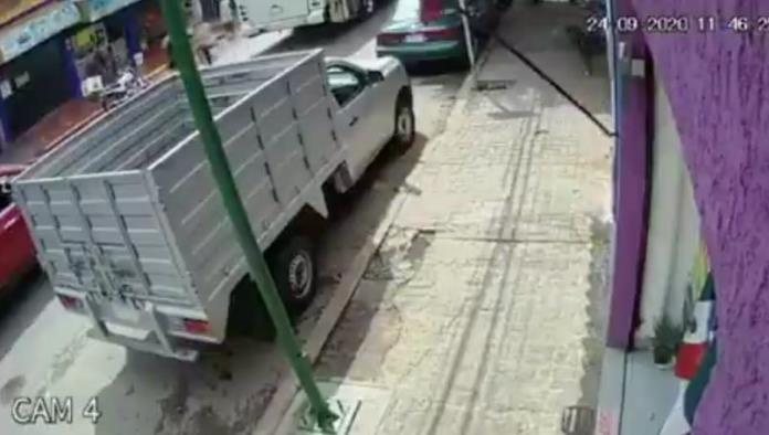 Camión atropella y mata a niña en Magdalena Contreras (VIDEO)